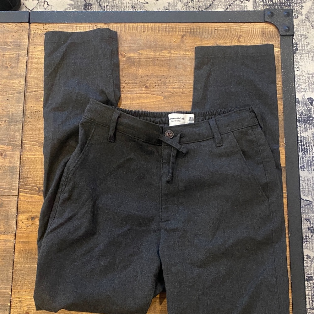 Abercrombie Charcoal Gray Pants 15/16